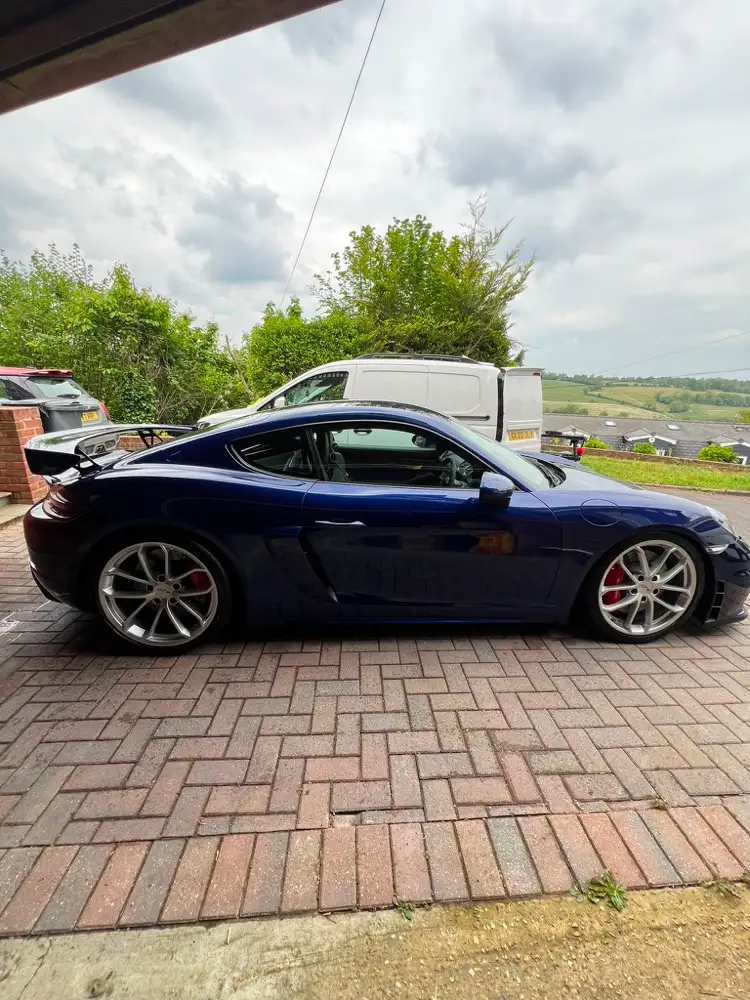Porsche 718 Cayman after paint correction by Jay's Valeting & Detailing